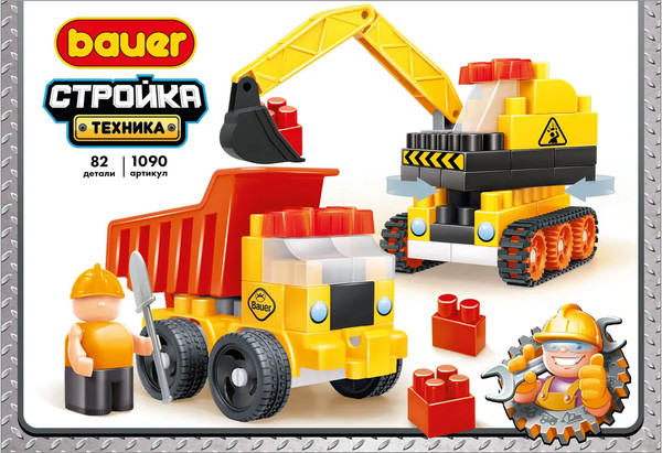 Изображение товара Конструктор Bauer Стройка техника / 1090