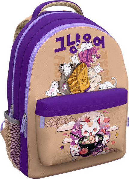 Изображение товара Школьный рюкзак Erich Krause EasyLine 20L Cats-Pop / 62819