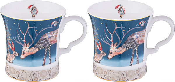 Изображение товара Набор кружек Lefard Christmas Печворк / 417-116 (2шт)