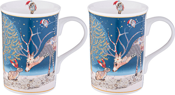 Изображение товара Набор кружек Lefard Christmas Печворк / 417-114 (2шт)
