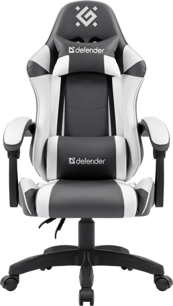 Изображение товара Кресло геймерское Defender Fortune / 64026 (серый/белый)