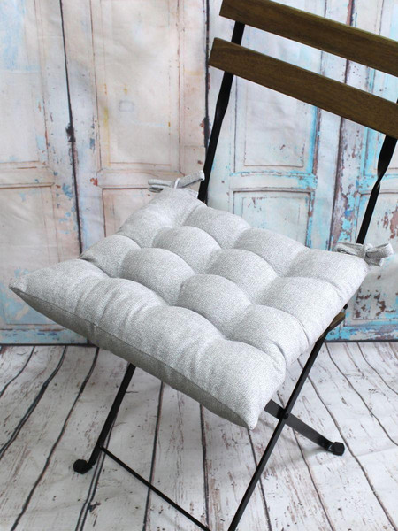 Изображение товара Подушка на стул MATEX Loreta / 49-029 (светло-серый)