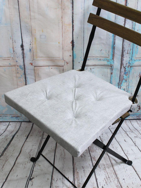 Изображение товара Подушка на стул MATEX Loreta / 49-074 (светло-серый)