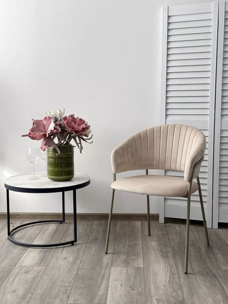 Изображение товара Стул M-City Гемма / 688M05848 (H-06 бежевый/шампань)