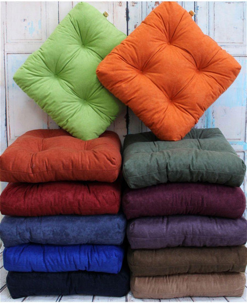Изображение товара Комплект подушек на стул MATEX Velours / 49-517 (кофейный, 2шт)