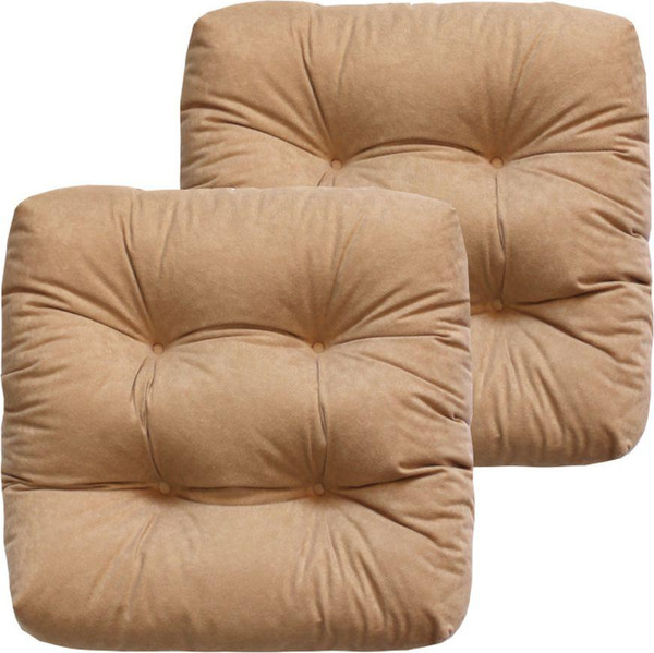 Изображение товара Комплект подушек на стул MATEX Velours / 49-517 (кофейный, 2шт)