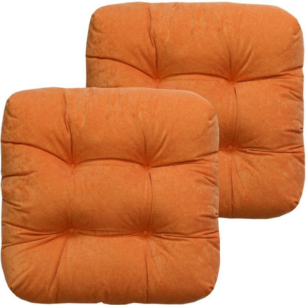 Изображение товара Комплект подушек на стул MATEX Velours / 49-531 (коралловый, 2шт)