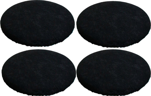 Изображение товара Чехол на табурет MATEX Velours / 48-558 (черный)