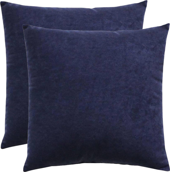 Изображение товара Комплект подушек декоративных MATEX Velours / 50-056 (темно-синий, 2шт)