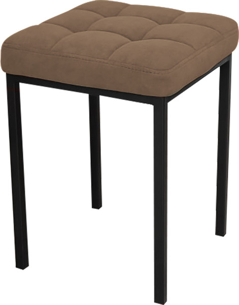 Изображение товара Табурет Древпром Пуф ДП3-08 (черный матовый/катания латте)