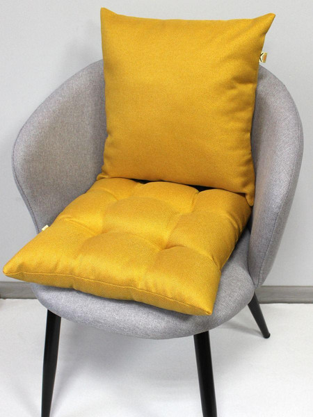 Изображение товара Подушка на стул MATEX Pure / 54-153 (светло-серый)