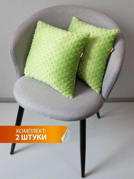 Изображение товара Комплект подушек декоративных MATEX Hill Line / 55-327 (фисташковый, 2шт)