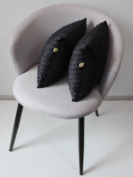 Изображение товара Комплект подушек декоративных MATEX Hill Line / 55-372 (черный, 2шт)