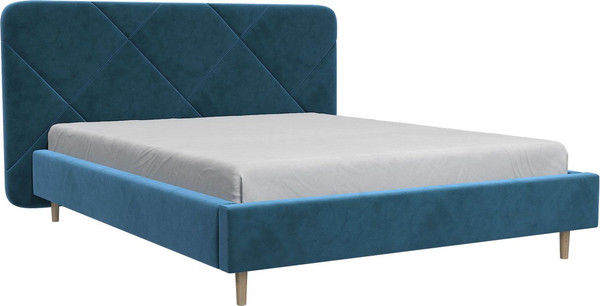 Изображение товара Каркас кровати Bravo Мебель Лима 160x200 без ПМ Стандарт 3 вариант (глубокий синий)