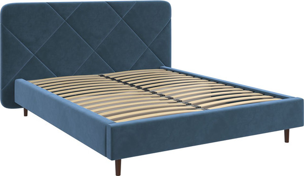 Изображение товара Каркас кровати Bravo Мебель Лима 160x200 без ПМ Стандарт 3 вариант (глубокий синий)