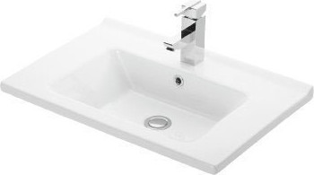 Изображение товара Тумба с умывальником Гамма Р23оФ8 У-55 Атриа-9055 со столешницей (бетон серый, левый)