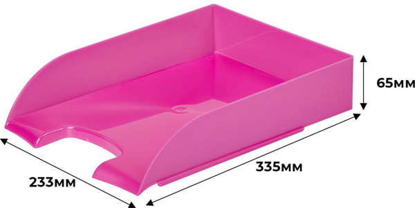 Изображение товара Лоток для бумаг Attache Fantasy / 1111994 (розовый)