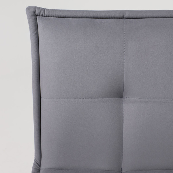 Изображение товара Стул AksHome Рубик U (Velutto 32 серый велюр/черный)