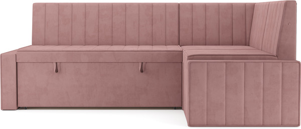 Изображение товара Уголок кухонный мягкий Mebel-Ars Вермут 211x83x141 / M11-23-6 (велюр пудра НВ-178 18)