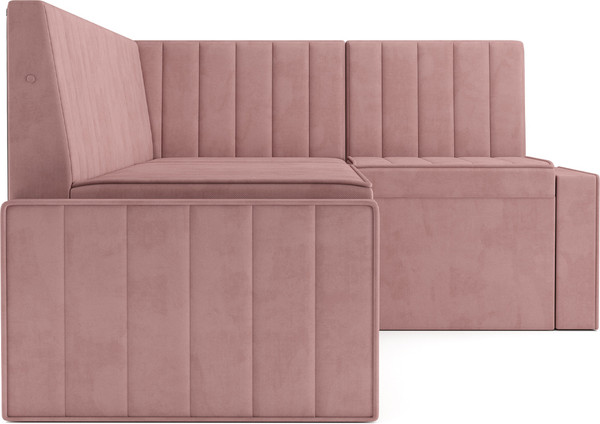 Изображение товара Уголок кухонный мягкий Mebel-Ars Вермут 211x83x141 / M11-23-6 (велюр пудра НВ-178 18)