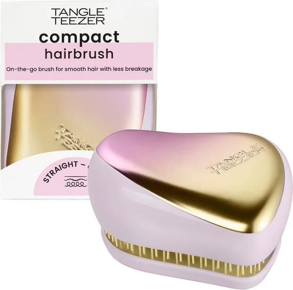 Изображение товара Расческа-массажер Tangle Teezer Compact Styler Sweet Lilac & Yellow Chrome