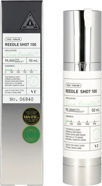Изображение товара Сыворотка для лица Vt Cosmetics Reedle shot 100 восстанавливающая с микроиглами (50мл)