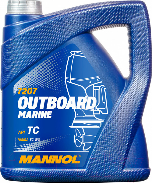 Изображение товара Моторное масло Mannol 2-Takt Outboard Marine API TD NMMA TC-W3 / MN7207-4 (4л)