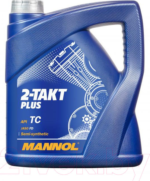 Изображение товара Моторное масло Mannol 2-Takt Plus TC / MN7204-4 (4л)