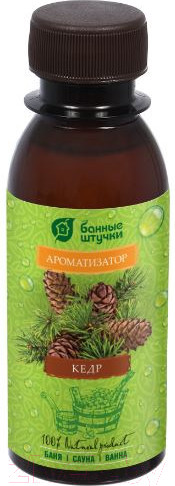 Изображение товара Ароматизатор для бани Банные Штучки Кедр / 30030 (120мл)