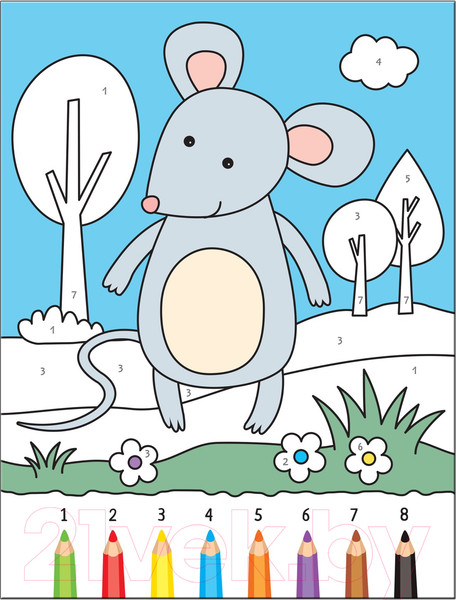 Изображение товара Раскраска Мозаика-Синтез В лесу / МС11104