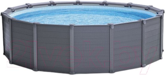 Изображение товара Каркасный бассейн Intex Graphite Gray Panel / 26384 (478x124)
