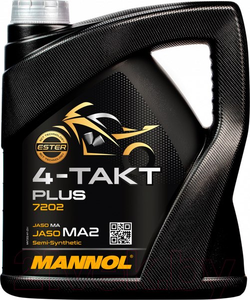 Изображение товара Моторное масло Mannol 4-Takt Plus 10W40 / MN7202-4 (4л)