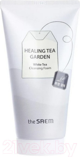 Изображение товара Пенка для умывания The Saem Healing Tea Garden White Tea Cleansing Foam (150мл)