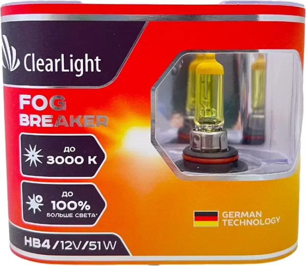 Изображение товара Комплект автомобильных ламп ClearLight MLHB4FBR (2шт)
