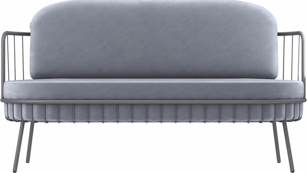 Изображение товара Диван Sheffilton SHT-SF8 (стальной серый/графит муар)