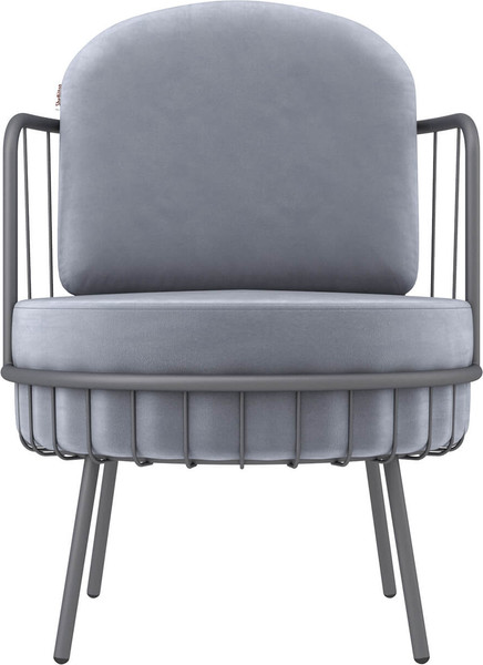 Изображение товара Кресло мягкое Sheffilton SHT-AMS123 (стальной серый/графит муар)