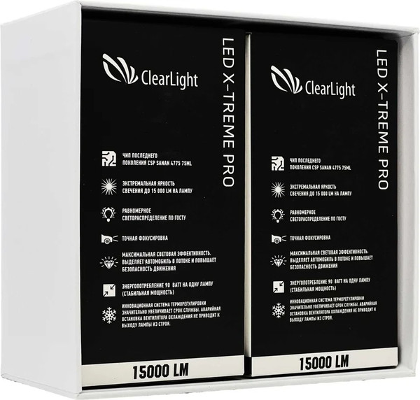 Изображение товара Комплект автомобильных ламп ClearLight CL90XP60LEDH4