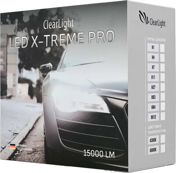 Изображение товара Комплект автомобильных ламп ClearLight CL90XP60LEDH4