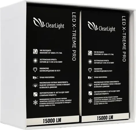Изображение товара Комплект автомобильных ламп ClearLight CL90XP43LEDH7