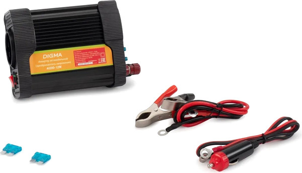 Изображение товара Автомобильный инвертор Digma AI200-12W