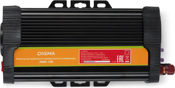 Изображение товара Автомобильный инвертор Digma AI600-12W