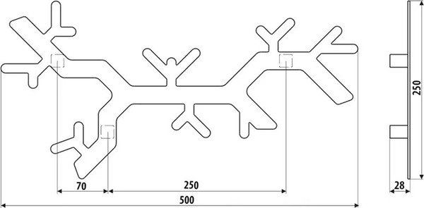 Изображение товара Вешалка для одежды GAMET Ветка / WS10-R15