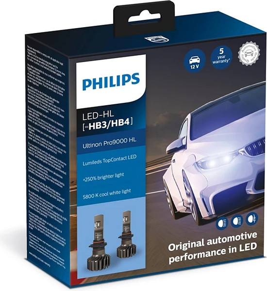 Изображение товара Комплект автомобильных ламп Philips 11005U90CWX2 (2шт)