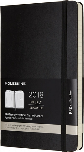 Изображение товара Еженедельник Moleskine Pro Vertical Large / DHB12PRO3 (черный)