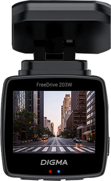 Изображение товара Автомобильный видеорегистратор Digma FreeDrive 203W / FD203W (черный)