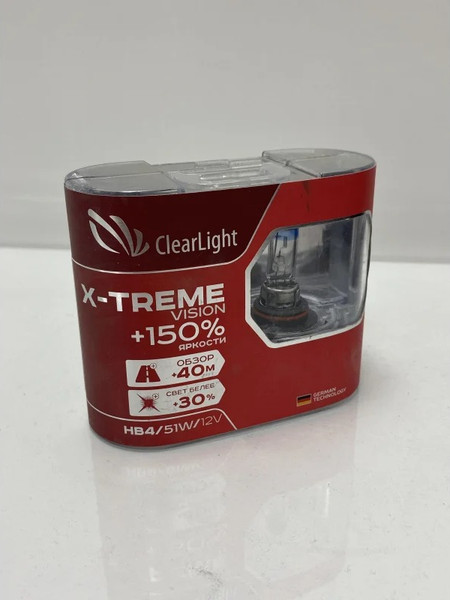 Изображение товара Комплект автомобильных ламп ClearLight ML9006XTV150 (2шт)