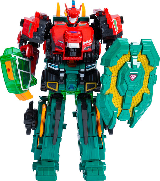 Изображение товара Робот-трансформер Dinoster Мега-трансформер 4 в 1. Раптор Кайрон / 43731