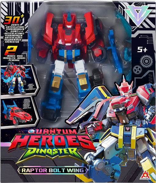 Изображение товара Робот-трансформер Dinoster Раптор Болт Винг 2 в 1 / 43733