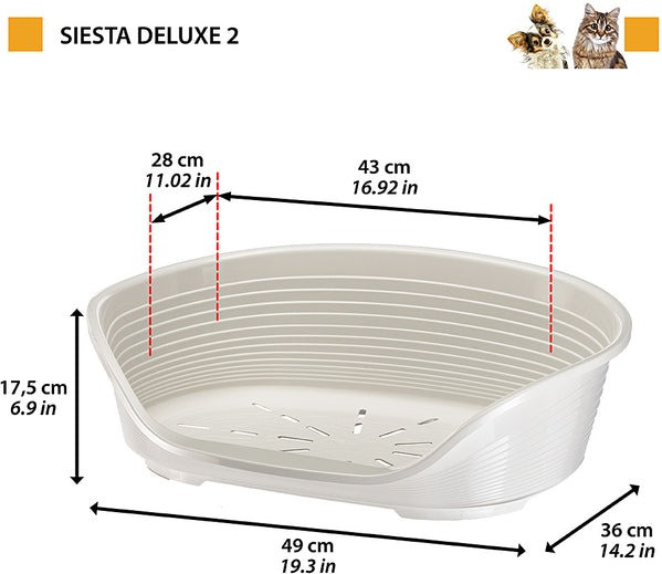 Изображение товара Лежанка для животных Ferplast Siesta Deluxe 2 / 70202943 (светло-зеленый)