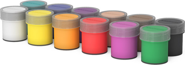 Изображение товара Гуашь Erich Krause Road Beast / 62981 (12цв)